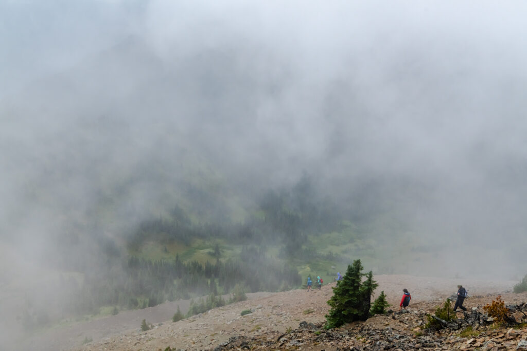 Hiking in the alpine with Valhalla Mountain Touring